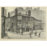 Laurence Stephen Lowry - Great Ancoats Street, Manchester, pencil signed print, limited edition