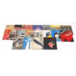 Progressive rock vinyl LP's including Black Sabbath, Led Zeppelin, Jimi Hendrix, Pink Floyd,