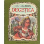 Degetica by H C H Andersen, framed and glazed, 25cm x 20cm : For Further Condition Reports, Please