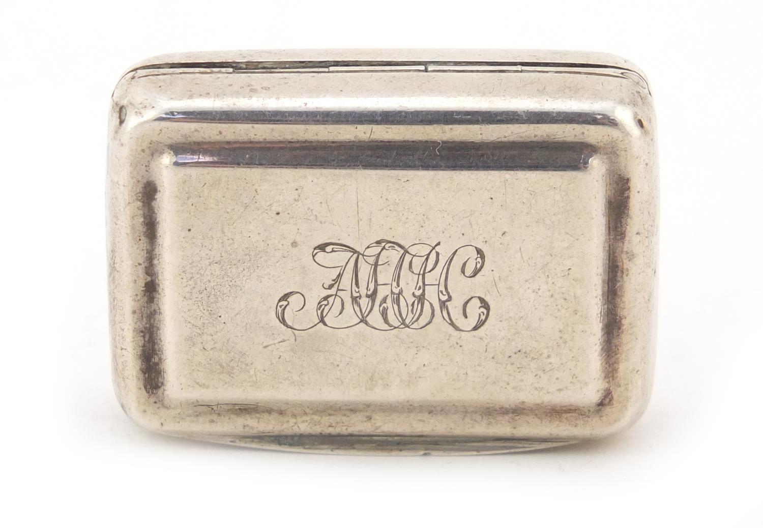 George III silver vinaigrette with gilt interior by T Simpson & Son, Birmingham 1810, 4cm in length, - Image 7 of 17