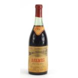Bottle of Afames red dry wine from the isothermic cellars of Sodap Wineries, Limassol and Paphos,