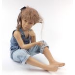 Life size Child's mannequin, 60cm high : For Further Condition Reports, Please Visit Our Website,