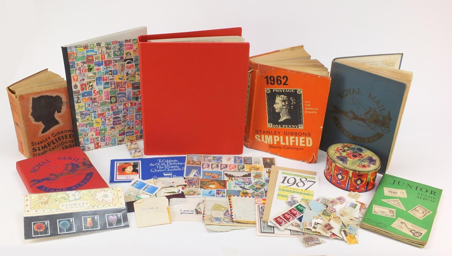 Large collection of world stamps and first day covers, some arranged in albums and some loose,