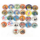 Vintage badges including Golden Wonder and Southern Water : For Further Condition Reports, Please