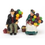 Two Royal Doulton figures comprising The Old Balloon Seller HN1315 and The Balloon Man HN1954, the