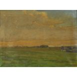 The Deer Park, Denmark, early 20th century oil on canvas, signed with monogram, framed, 72.5cm x