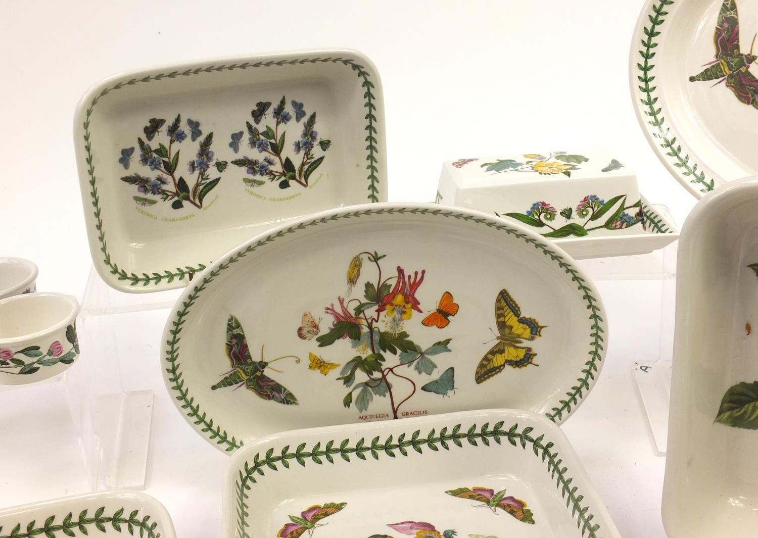 Portmeirion Botanic Garden dinnerware including meat plates and ramekins, the largest 35cm in length - Image 14 of 19