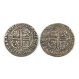 Two modern silver shipwreck design coins, 53.2g : For Further Condition Reports, Please Visit Our
