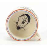 German military interest novelty Fieldings Gest-A-Po chamber pot with a portrait of Hitler, 3.5cm