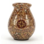 Jean Gerbino for Vallauris mosaic art pottery vase, 12.5cm high : For Further Condition Reports,
