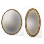 Two ornate gilt framed wall mirrors : For Further Condition Reports, Please Visit Our Website,