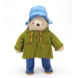 Vintage Paddington bear with Dunlop boots, 49cm high : For Further Condition Reports, Please Visit