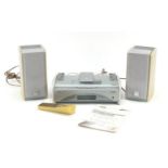 JVC Compact component system with speakers, model FS-SD550R : For Further Condition Reports,