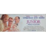 Junior linen film poster, 304cm x 119cm : For Further Condition Reports, Please Visit Our Website,