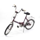 Vintage Stow Away 3 folding bicycle : For Further Condition Reports, Please Visit Our Website,
