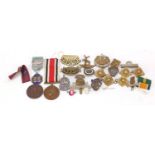 British militaria including a George VI Faithful Service medal awarded to Wilfred Greensmith