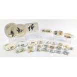 Midwinter Stylecraft by Peter Scott Birds in Flight including pin dishes, plates and three piece
