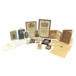 British military ephemera relating to William Horace Hoban, including service books and