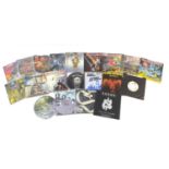 Picture disks and 45 rpm's including Iron Maiden, Motorhead and Black Sabbath : For Further
