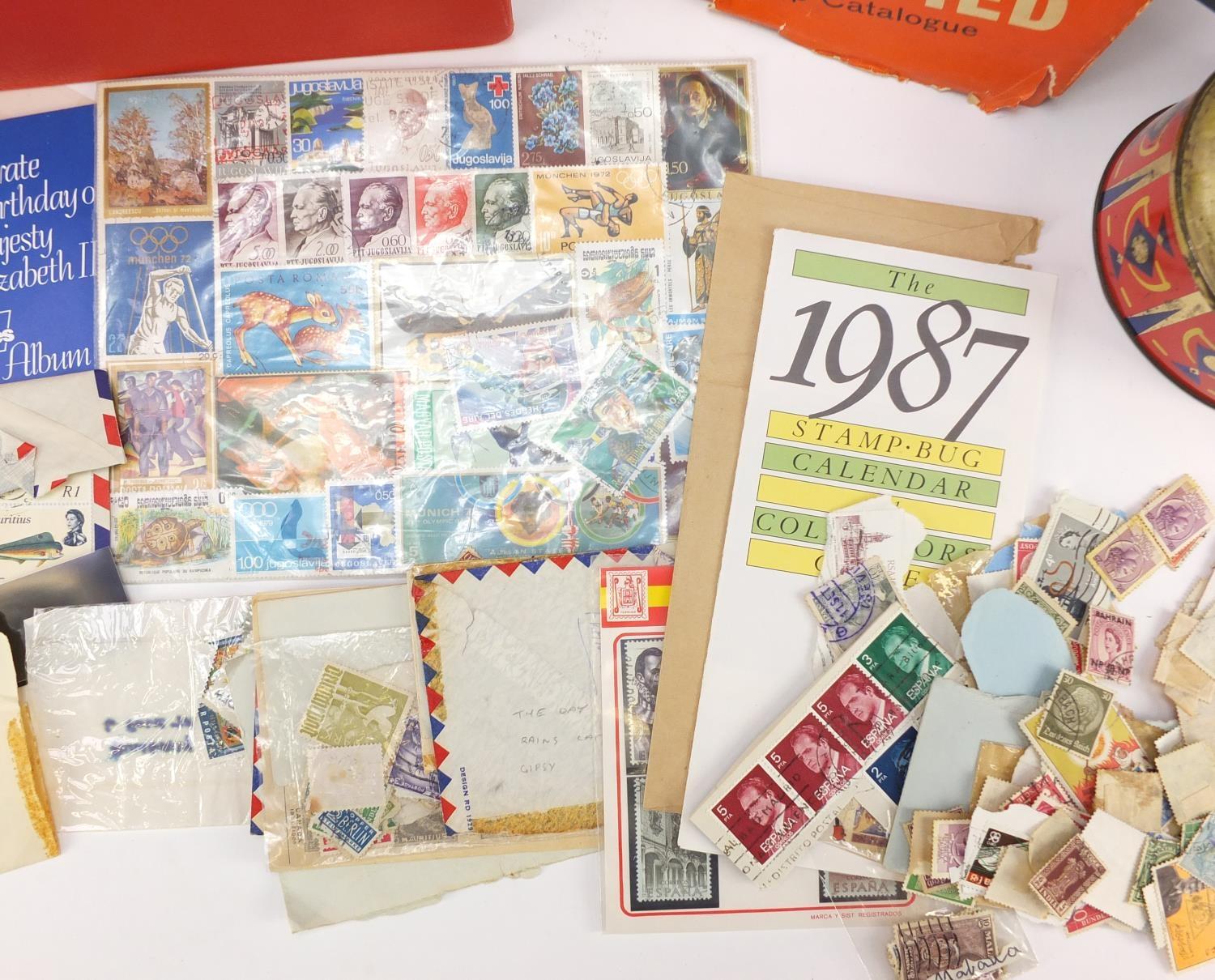 Large collection of world stamps and first day covers, some arranged in albums and some loose, - Image 7 of 28