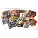Vinyl LP's, 45 rpm's and CD's including Tom Waits, Paul Brady, Def Leppard, Queen and Lou Reed : For