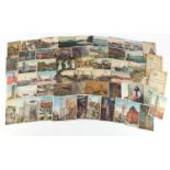 Early 20th century and later continental postcards including Japan, New York, France and South