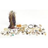 Costume jewellery including necklaces and earrings : For Further Condition Reports Please Visit