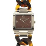 Michael Kors wristwatch with faux tortoiseshell strap : For Further Condition Reports Please Visit
