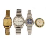 Four vintage wristwatches including Seiko 5 Automatic, Federal and Oris : For Further Condition
