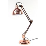 Retro Anglepoise table lamp, 72cm high : For Further Condition Reports Please Visit Our Website,