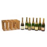 Seven bottles of Champagne including Heidsieck & Co : For Further Condition Reports Please Visit Our