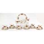 Royal Albert Old Country Roses teaware including cups and saucers : For Further Condition Reports