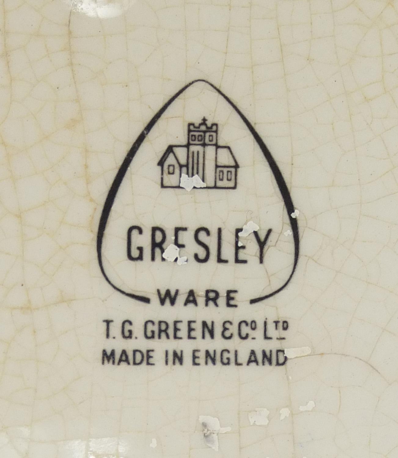 Gresley ware Carling Black Label advertising dish by TG Green, 22.5cm wide : For Further Condition - Image 8 of 8