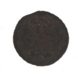 1786 Carolus III bronze coin, 3cm in diameter : For Further Condition Reports Please Visit Our