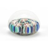 Millefiori glass paperweight, 5cm in diameter : For Further Condition Reports Please Visit Our