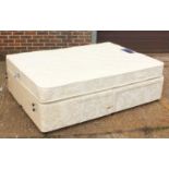 Myer's Henley double divan bed and mattress : For Further Condition Reports Please Visit Our