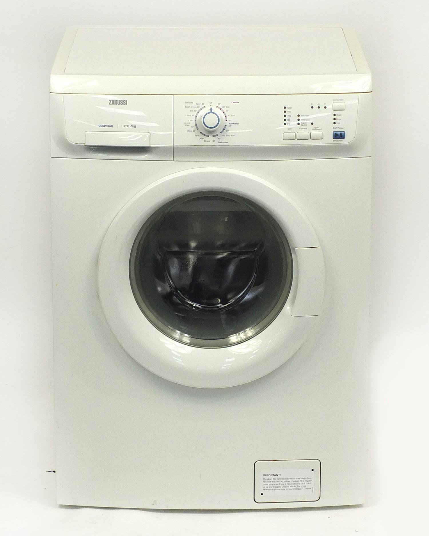 Zanussi Essential 1200 6kg washing machine : For Further Condition Reports Please Visit Our Website,