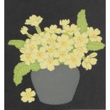 Jane Hall Thorpe - Flowers in a vase, pencil signed screen print, inscribed Mucklow's Gallery