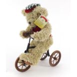 Special Collector's edition Biking Teddy, 44cm high : For Further Condition Reports Please Visit Our