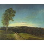 Attributed to Thomas Kennedy - High Beech, Essex, oil on board, inscribed verso, framed, 49cm x 59cm