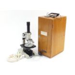 Meiji electric microscope number N21314, 39cm in length : For Further Condition Reports Please Visit