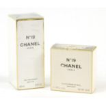 Chanel no 19 bath gel and bath soaps : For Further Condition Reports Please Visit Our Website,