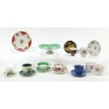 Collectable china including Royal Albert, Harrigan and Royal Winton, the largest 20.5cm wide : For