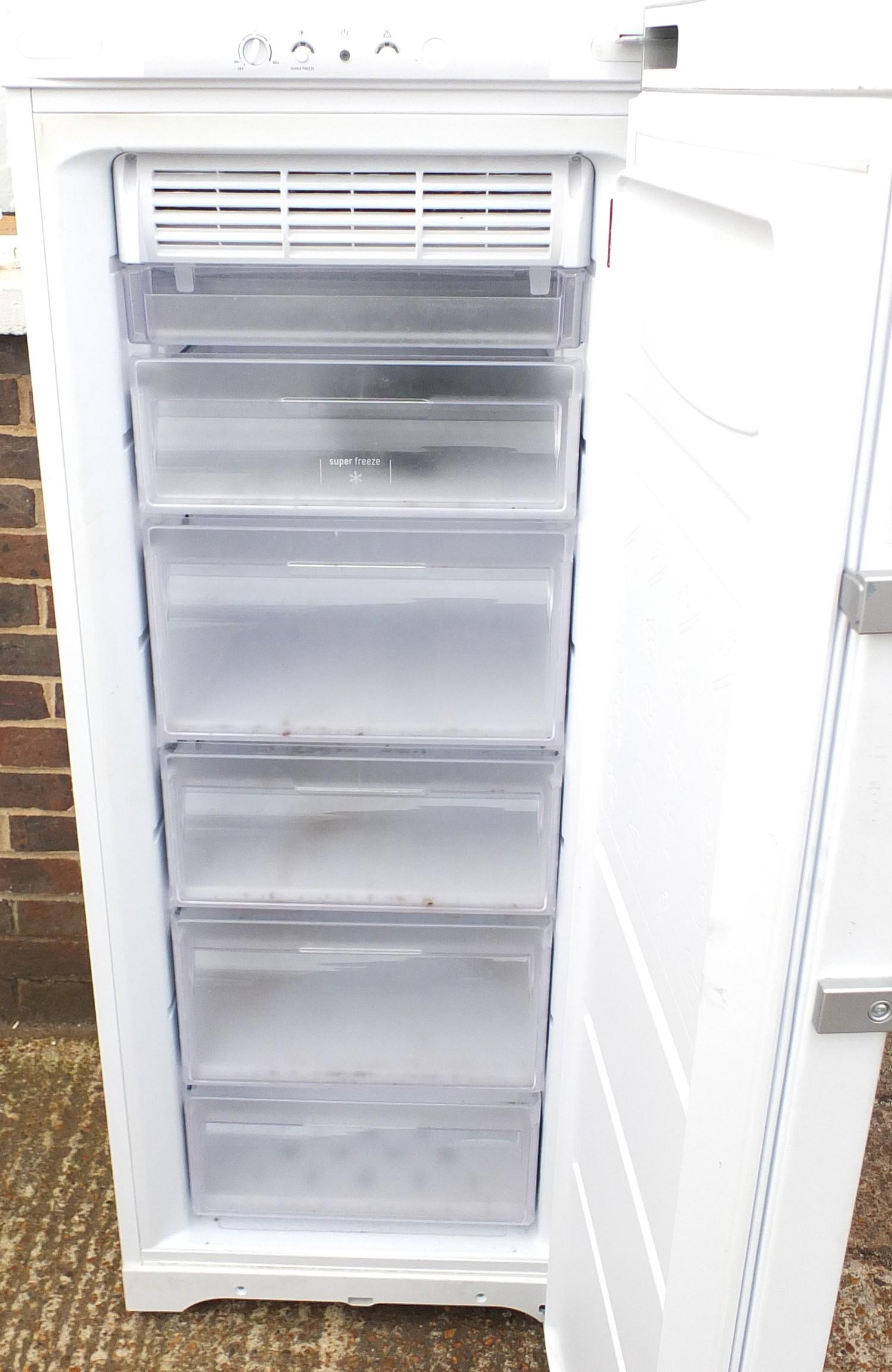 Hotpoint tall freezer, 155cm high : For Further Condition Reports Please Visit Our Website, - Image 4 of 5