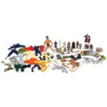 Group of Star Wars figures and a vintage Action Man with clothes and accessories : For Further
