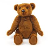 Large Steiff limited edition PB55 teddy bear with articulated limbs and paperwork, 61cm high : For