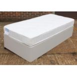 Silentnight single divan bed with mattress : For Further Condition Reports Please Visit Our Website,