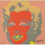 Andy Warhol - Marilyn Monroe, lithograph numbered 732/2400, unframed, 59cm x 59cm : For Further