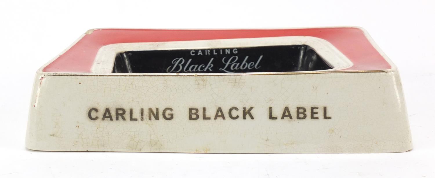 Gresley ware Carling Black Label advertising dish by TG Green, 22.5cm wide : For Further Condition - Image 2 of 8