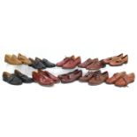 Ten pairs of gentlemen's shoes, size 8 including Lotus and Rustler's, mostly as new : For Further